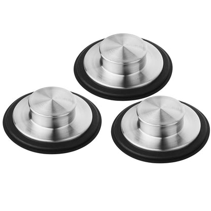 Kitchen Sink Drain Stopper, Stainless Steel Garbage Disposal Stopper 3.34 Inch Drain Stopper, Fits 3-1/2 Inch Standard Kitchen Sink Size